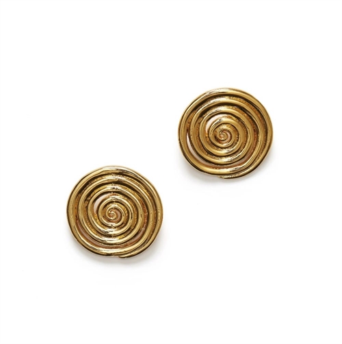 ANNI LU SPIRAL EARRING GOLDPLATED